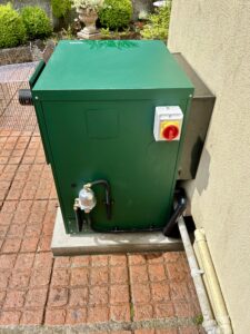 Oil boiler install